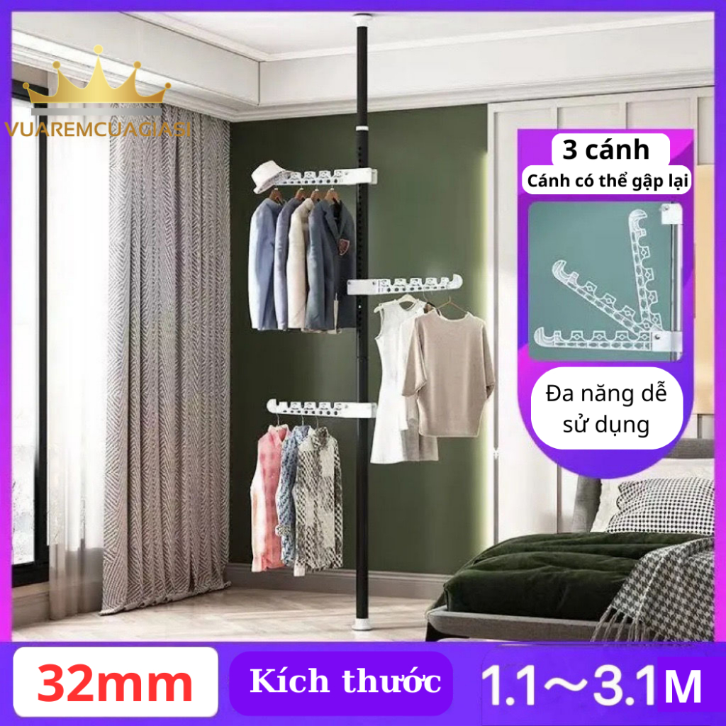 treo đồ đa năng không cần khoan tường tiện lợi dễ dàng sử dụng