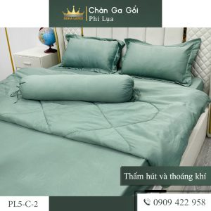 Bộ chăn ga gối Phi lụa hàng loại 1, trang trí decor phòng ngủ tặng kèm quà tặng hấp dẫn Vuaremgiasi - Ảnh 4