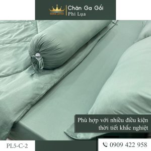 Bộ chăn ga gối Phi lụa hàng loại 1, trang trí decor phòng ngủ tặng kèm quà tặng hấp dẫn Vuaremgiasi - Ảnh 5