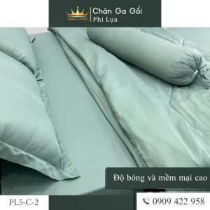 Bộ chăn ga gối Phi lụa hàng loại 1, trang trí decor phòng ngủ tặng kèm quà tặng hấp dẫn Vuaremgiasi - Ảnh 6