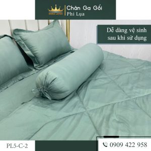 Bộ chăn ga gối Phi lụa hàng loại 1, trang trí decor phòng ngủ tặng kèm quà tặng hấp dẫn Vuaremgiasi - Ảnh 7