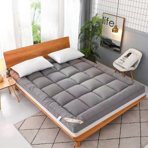 Nệm topper loại 1 màu Xám, tấm đệm trải sàn bông Micro siêu thoáng khí ấm vào đông, mát vào hè Vuaremgiasi - Ảnh 5
