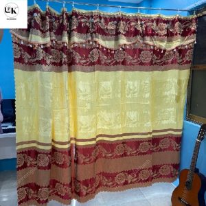 Rèm cửa sổ rèm thử đồ ngăn phòng 2m9_2m3_1m5 vải gấm cao cấp - Ảnh 7