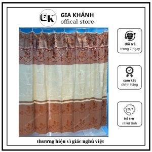 Rèm cửa sổ rèm thử đồ ngăn phòng 2m9_2m3_1m5 vải gấm cao cấp