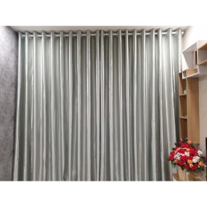 [Xám bạc tinh khiết] Rèm cửa phòng ngủ cao cấp, rèm cửa sổ chống nắng treo tường decor phòng ngủ - Ảnh 6