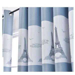 Rèm vải cao cấp chống nắng HÀNG CÓ SẴN khổ cao 2m - hình tháp paris - Ảnh 7