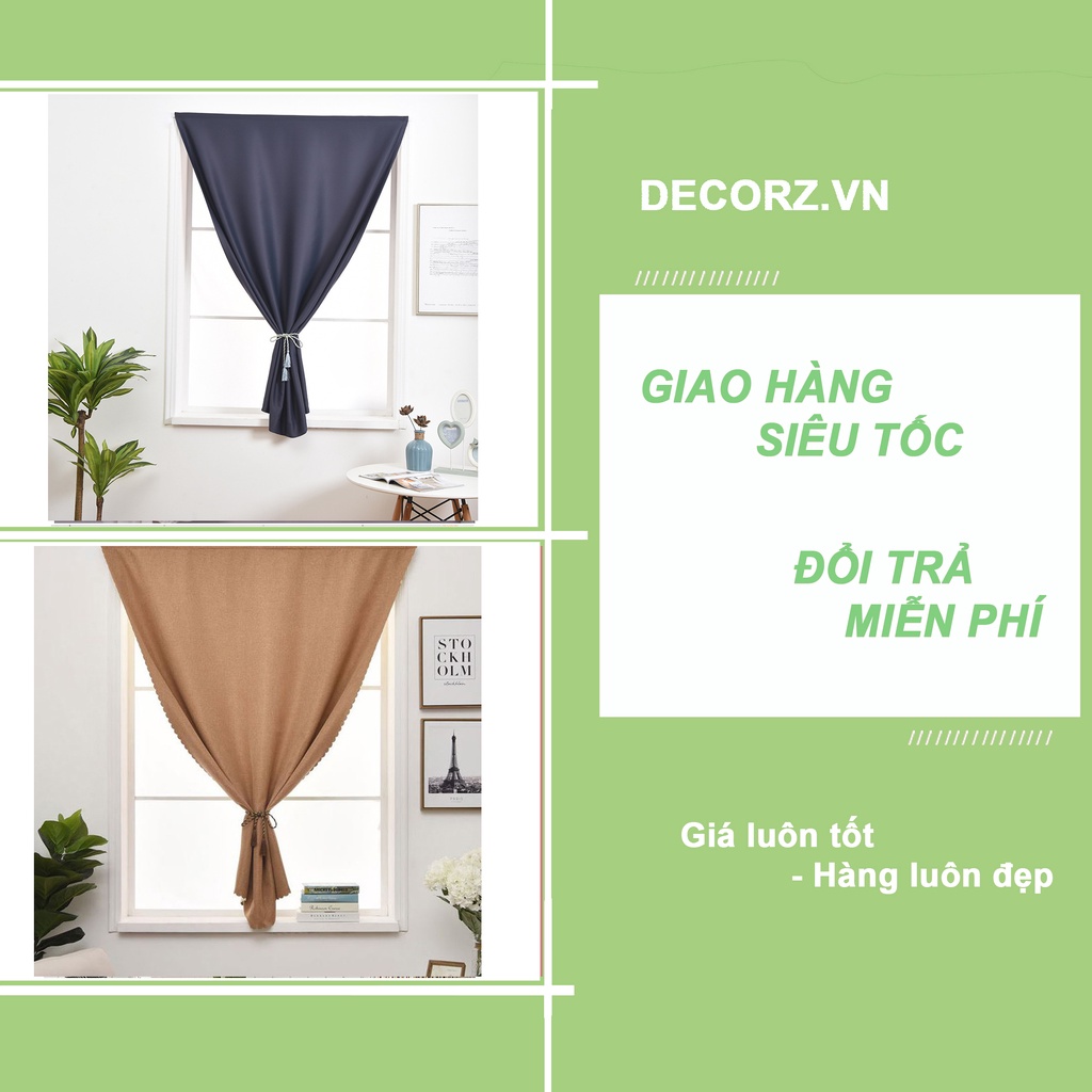 Rèm Cửa Sổ ❤️FREESHIP❤️ dán tường nhiều màu nhiều kích thước che nắng phòng ngủ - Ảnh 2