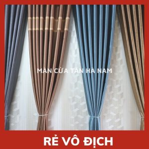 Rèm Cửa Sổ Phòng Ngủ - Khả Năng Chống Nắng Tốt - Vải Trang Trí Decor Phòng - Màn cửa TÂN HÀ NAM