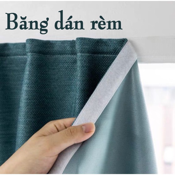 màn che dán keo không cần thanh treo