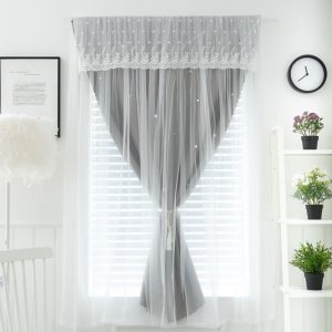 Rèm cửa dán tường, rèm cửa sổ lớp ren MS01 - Ảnh 3