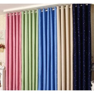 Rèm vải cao cấp treo cửa sổ phòng ngủ - phòng khách trang trí - ngôi sao