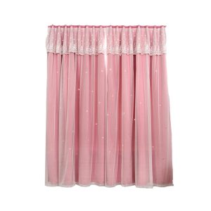 Rèm cửa dán tường, rèm cửa sổ lớp ren MS01 - Ảnh 5