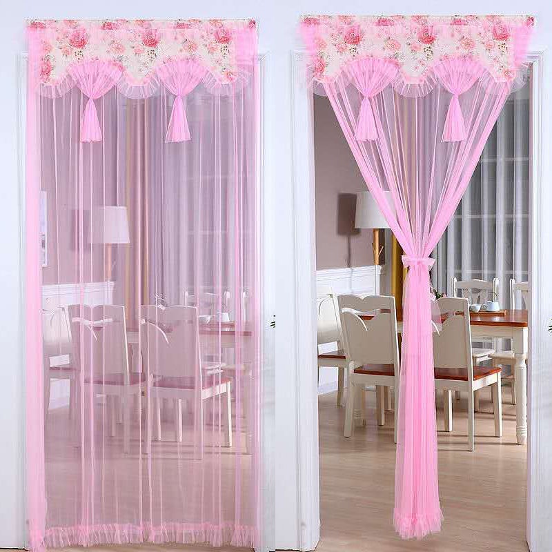 Hàng Mới Về Rèm Cửa Ren Chống Muỗi Đặc Biệt Cho Cửa Ra Vào/Cửa Ra Vào Phòng Ngủ Gia Đình Mùa Hè - Ảnh 2