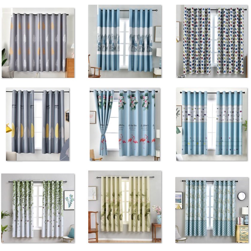 Rèm Vải Nhiều Mẫu Decor Kim Vinh Khoen Lỗ 1 Mét Ngang Cao 2 Mét - Ảnh 2