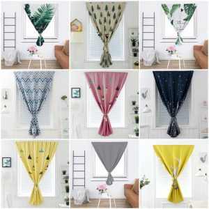 Rèm Vải Dán Tường Treo Cửa 2m cao 1 tấm MC012 - tặng dây buộc