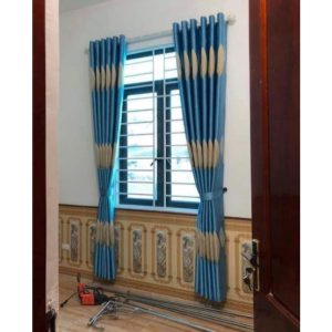 rèm cản nắng 99% hoa văn dày dặn