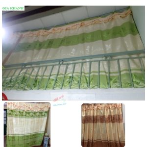 rèm cửa sổ rèm thử đồ ngăn phòng 2m9_2m3_1m5 vải gấm cao cấp - Ảnh 3