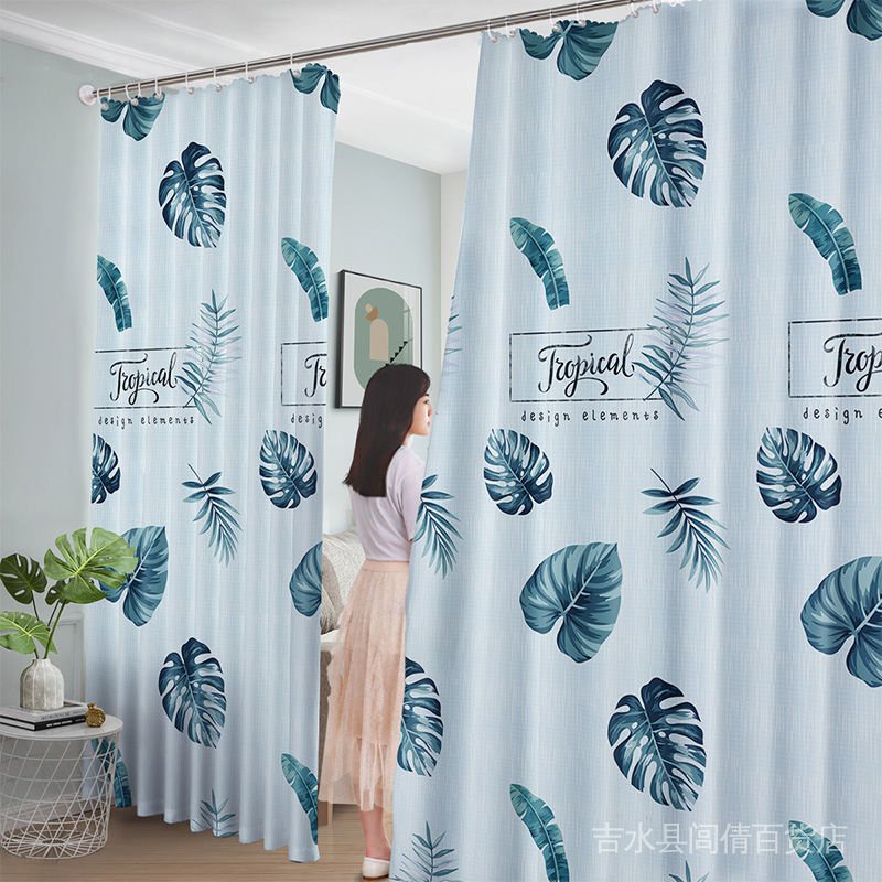 Rèm Cửa Sổ Chống Nắng Bằng Vải Dán Không Cần Khoan Lỗ Dùng Trang Trí Phòng Ngủ - Ảnh 6