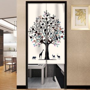 Rèm Cửa Vải In Họa Tiết Hoa Phong Cách Hàn Quốc Dành Cho Gia Đình / Phòng Ngủ / Nhà Bếp - Ảnh 5
