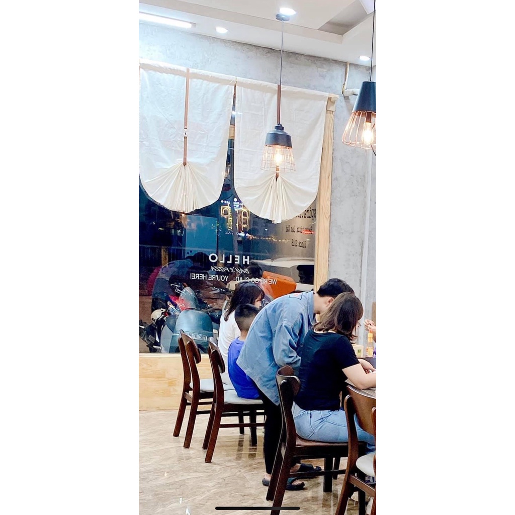 Rèm vải canvas rèm màn cửa trang trí theo yêu cầu - Ảnh 6