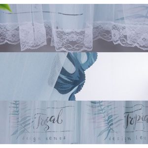 Rèm cửa dán tường 2 lớp LEVIKA họa tiết dễ thương, không khoan đục, chắc chắn, giá rẻ - Ảnh 6