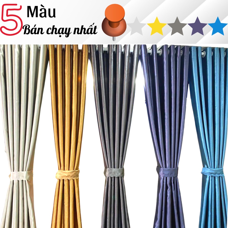 Rèm Cửa Sổ Chống Nắng, Rèm Vải Che Nắng Loại 1 Cao Cấp, Màn Cửa Cản Nắng 99%, Rèm Cửa Sổ Trang Trí Sang, Bền Đẹp - Ảnh 7