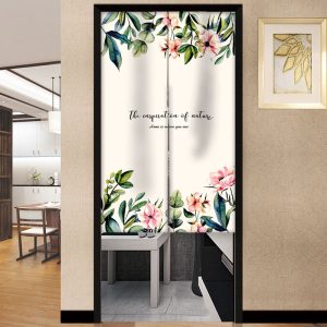 Rèm Cửa Vải In Họa Tiết Hoa Phong Cách Hàn Quốc Dành Cho Gia Đình / Phòng Ngủ / Nhà Bếp - Ảnh 7