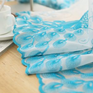 Rèm cửa sổ Ngắn Thêu Họa Tiết Chim Công - Ảnh 5