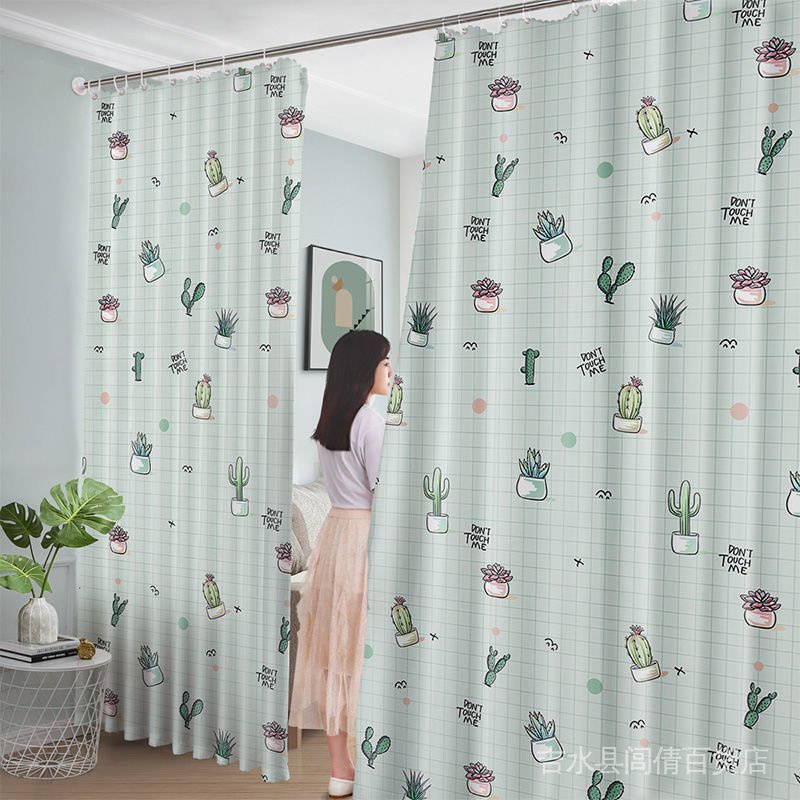 Rèm Cửa Sổ Chống Nắng Bằng Vải Dán Không Cần Khoan Lỗ Dùng Trang Trí Phòng Ngủ