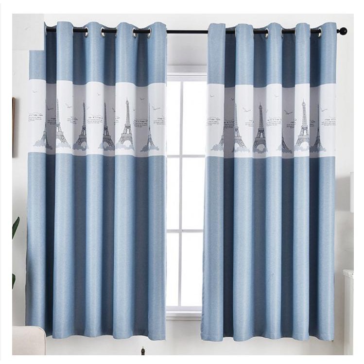 Rèm vải cao cấp chống nắng HÀNG CÓ SẴN khổ cao 2m - hình tháp paris