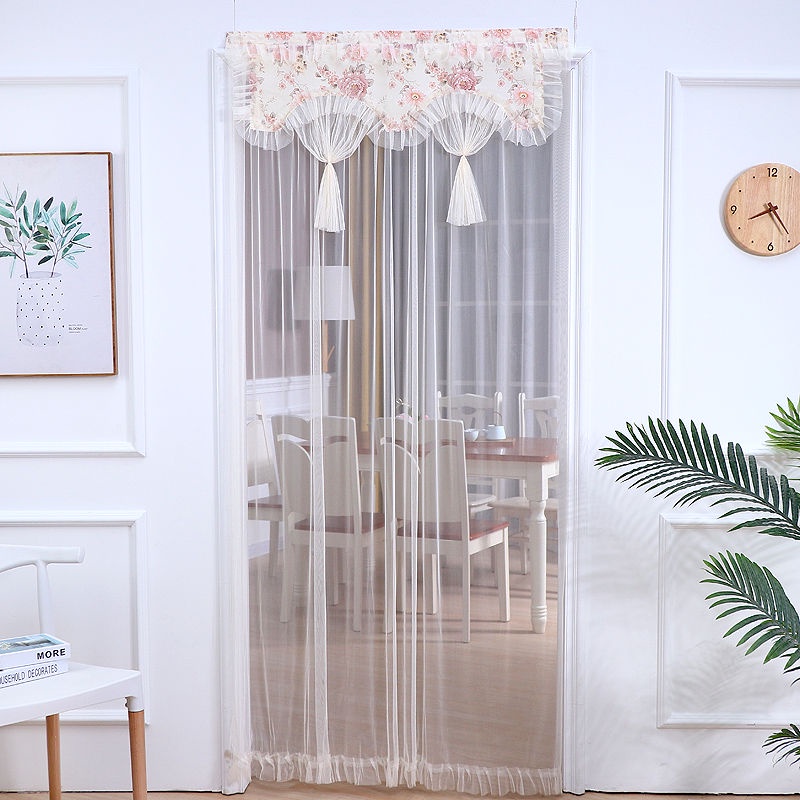 Hàng Mới Về Rèm Cửa Ren Chống Muỗi Đặc Biệt Cho Cửa Ra Vào/Cửa Ra Vào Phòng Ngủ Gia Đình Mùa Hè - Ảnh 6