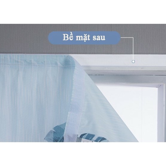 Rèm cửa dán tường chống nắng, rèm cửa dán trang trí cửa sổ - phòng khách dễ dàng lắp đặt không khoan đục Levika.HN - Ảnh 5
