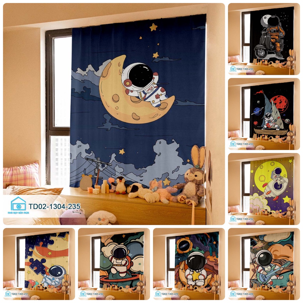 Rèm cửa dán tường chống nắng phi hành gia Tín Phát Decor