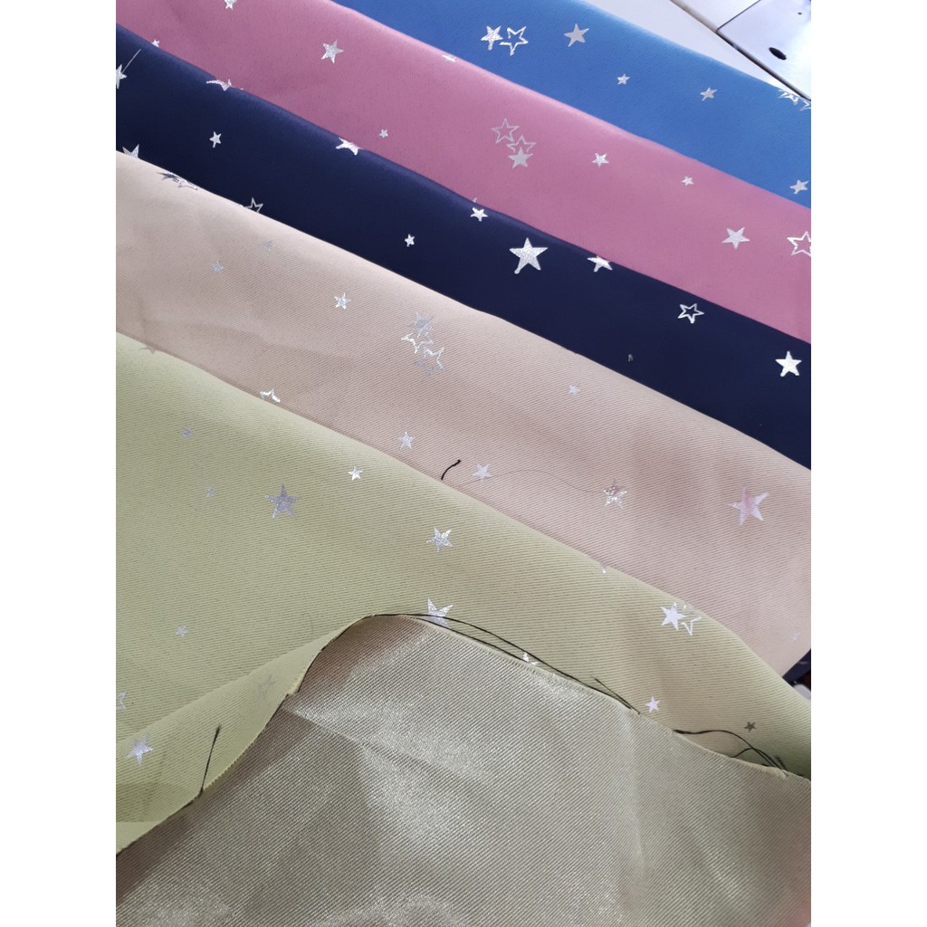 Rèm Vải Ngôi Sao Nhỏ Decor Kim Vinh Khoen Lỗ DCKV141 - Ảnh 3