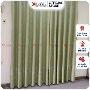 nhiều kích thước] Rèm vải gấm mềm cản nắng 70%