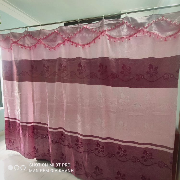rèm cửa sổ rèm thử đồ ri đô ngăn phòng 2m9_2m3_1m5 vải gấm cao cấp