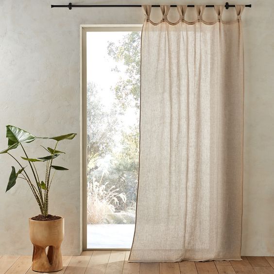 Rèm vải canvas rèm màn cửa trang trí cách điệu cá tính