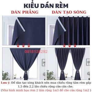 màn cửa sổ chống nắng treo phòng ngủ phòng khách decor trang trí cửa chính cửa sổ REMODE