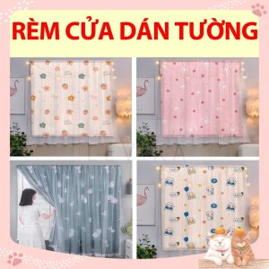 Rèm cửa sổ ❤️FREESHIP❤️ 2 lớp họa tiết chống nắng siêu tiện lợi