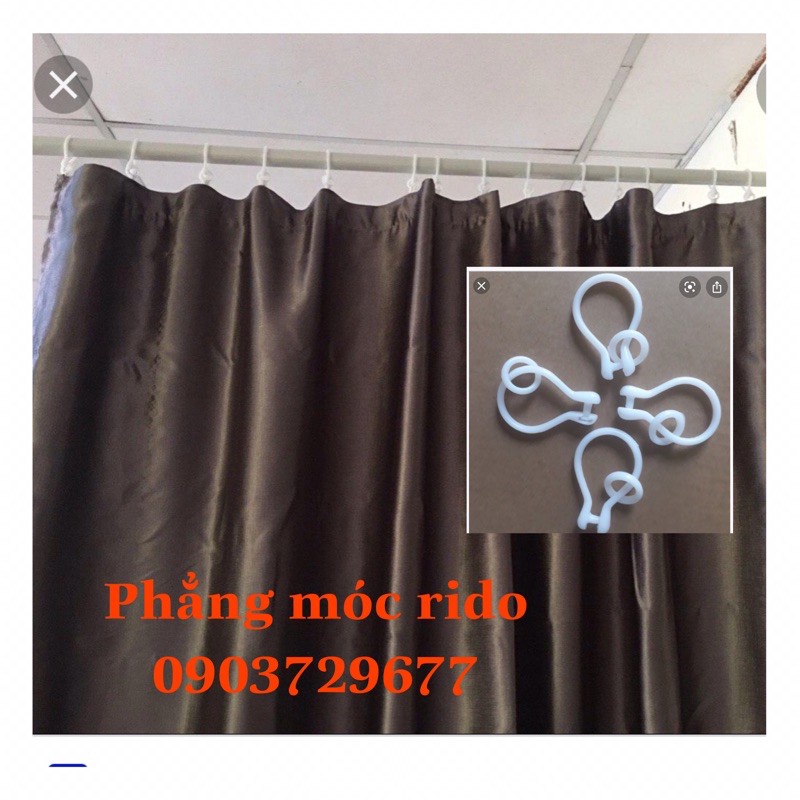 Rèm vải cho phòng thay đồ, livestream, may móc sẵn chỉ việc treo - Ảnh 6