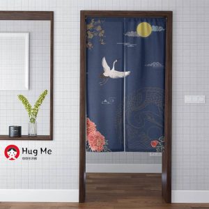 Rèm Cửa Vải Cotton Dày Họa Tiết Hiện Đại Chất Lượng Cao