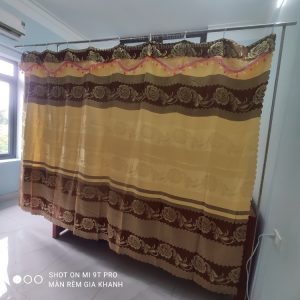 rèm cửa sổ rèm thử đồ ri đô ngăn phòng 2m9_2m3_1m5 vải gấm cao cấp - Ảnh 7