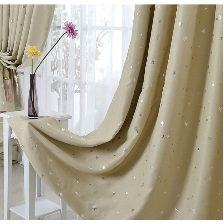 Rèm Vải Ngôi Sao Nhỏ Decor Kim Vinh Khoen Lỗ DCKV141 - Ảnh 5