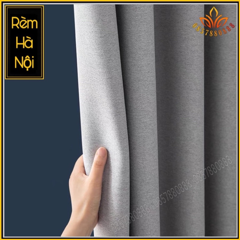 [ RÈM SIZE LỚN KB19 ] Rèm cửa chính vải thô dệt 5 lớp