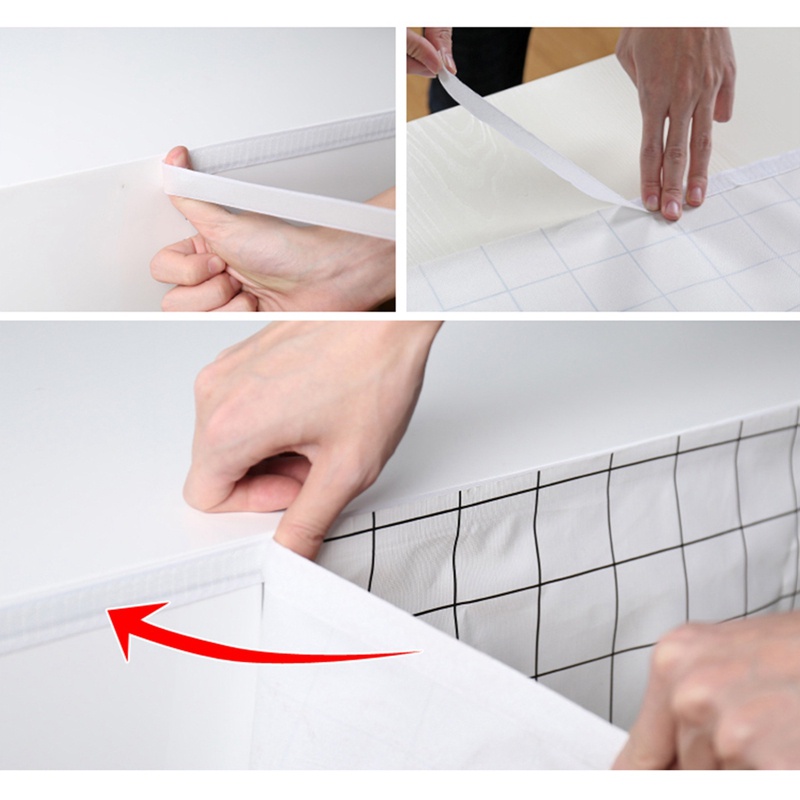 Rèm Cửa Vải Dán Cửa Tủ Nhà Bếp Chống Bụi Tiện Dụng - Ảnh 7