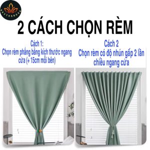 [ Rèm Dán Vải  Gấm KB24 ] Rèm dán tường, rèm dán cửa sổ vải gấm sang chảnh - Ảnh 5