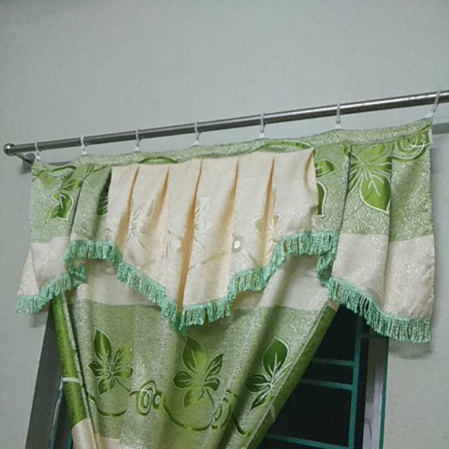 rèm cửa ri đô vải gấm khuyên móc nhựa tiện dụng