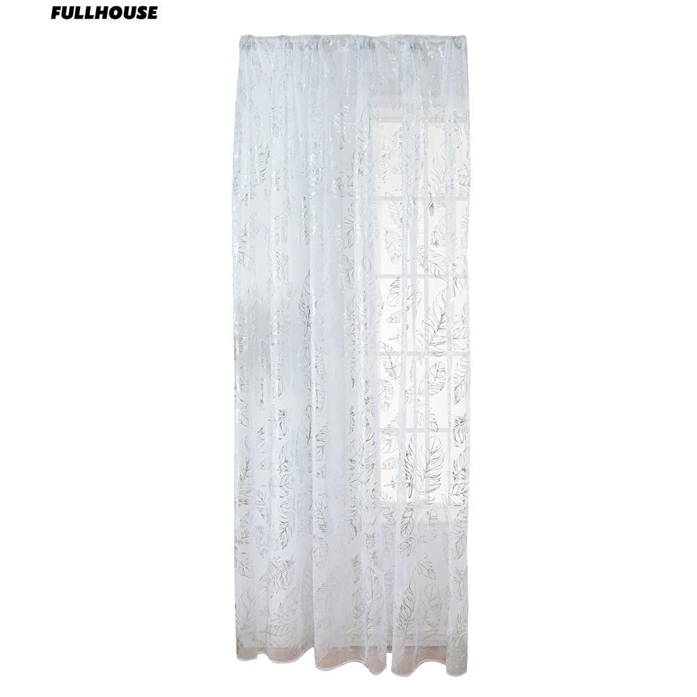 Rèm cửa vải voan xuyên thấu trang trí phòng khách - Ảnh 3