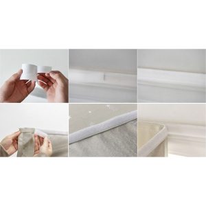 Rèm cửa dán tường chống nắng, rèm cửa dán trang trí cửa sổ - phòng khách dễ dàng lắp đặt không khoan đục Levika.HN - Ảnh 6