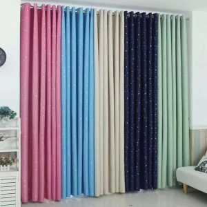 Rèm Vải Ngôi Sao Nhỏ Decor Kim Vinh Khoen Lỗ DCKV141 - Ảnh 4